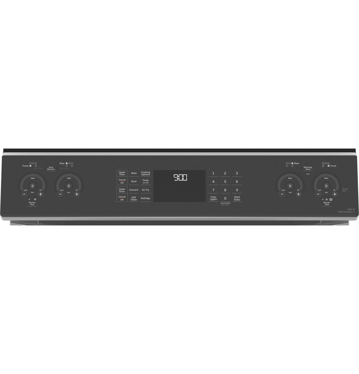 GE Profile™ 30" Smart Slide-In Electric Double Oven Convection Fingerprint Resistant Range