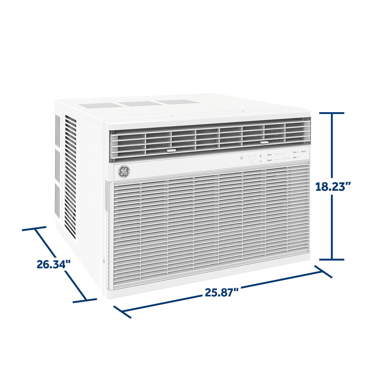 GE® 18,000 BTU Smart Electronic Window Air Conditioner for Extra-Large Rooms up to 1000 sq. ft.