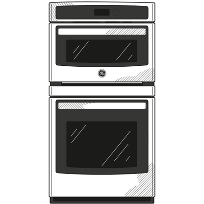 GE® 27" Built-In Combination Microwave/Thermal Wall Oven