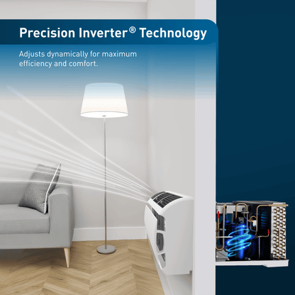 Friedrich WallMaster Inverter 14,000 BTU 230V Smart Through-the-Wall Air Conditioner with Heat Pump