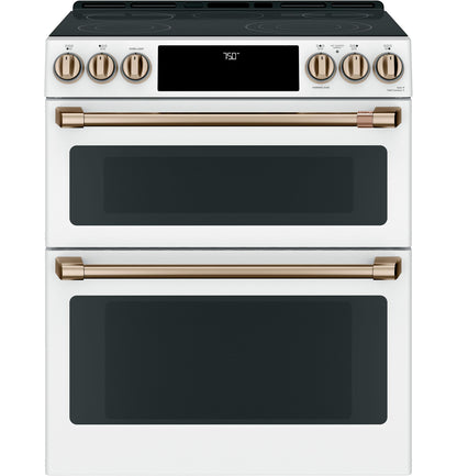 Café™ 30" Smart Slide-In, Front-Control, Radiant and Convection Double-Oven Range