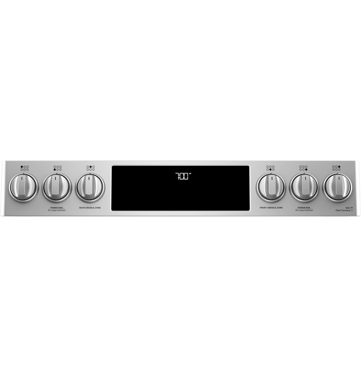 Café™ 30" Smart Slide-In, Front-Control, Gas Range with Convection Oven