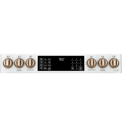 Café™ 30" Smart Slide-In, Front-Control, Dual-Fuel, Double-Oven Range with Convection