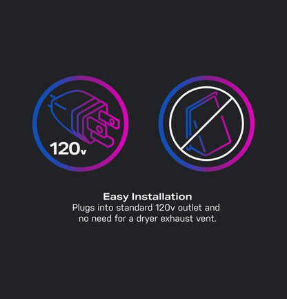 GE Profile ENERGY STAR 4.8 cu. ft. Capacity UltraFast Combo with Ventless Inverter Heat Pump Technology Washer/Dryer