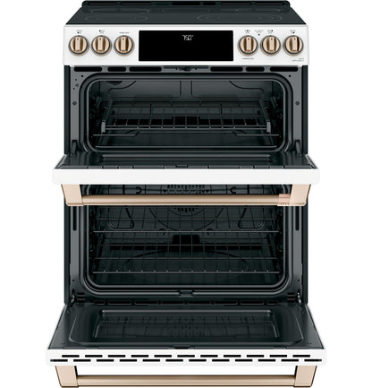 Café™ 30" Smart Slide-In, Front-Control, Radiant and Convection Double-Oven Range