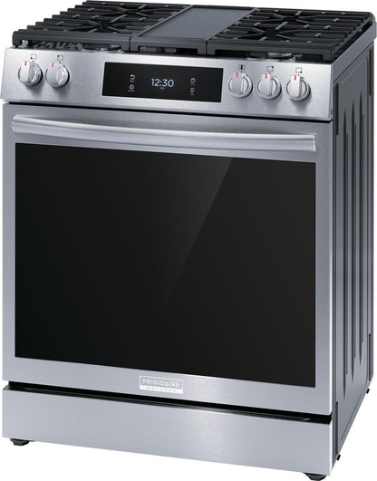 30" Front Control Gas Range with Total Convection