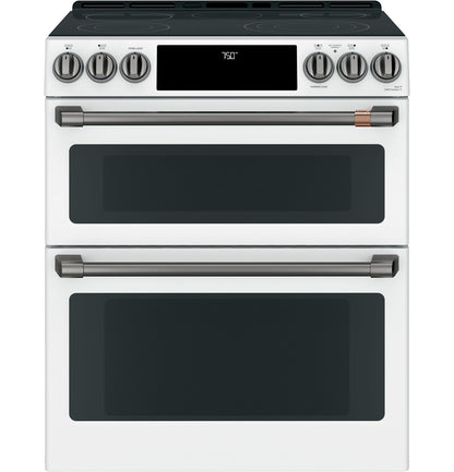 Café™ 30" Smart Slide-In, Front-Control, Radiant and Convection Double-Oven Range