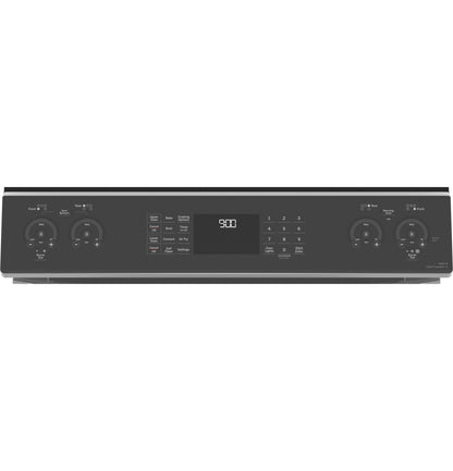 GE Profile™ 30" Smart Slide-In Electric Double Oven Convection Fingerprint Resistant Range