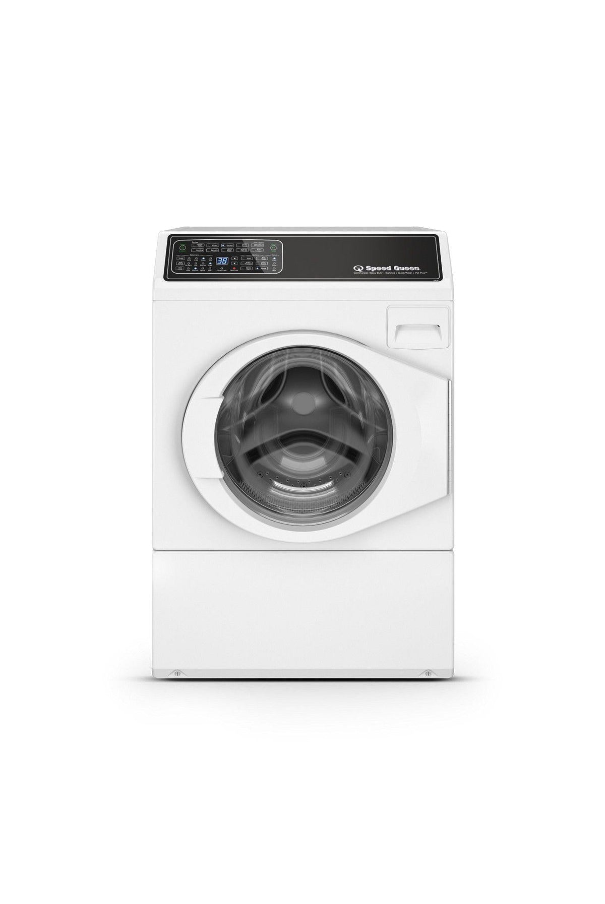 White Front Load Washer w/ Right Hinge