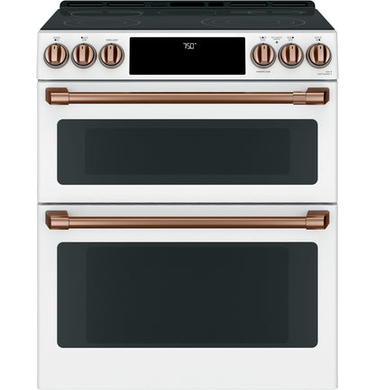 Café™ 30" Smart Slide-In, Front-Control, Radiant and Convection Double-Oven Range