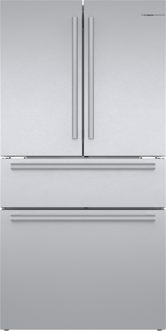 800 Series French Door Bottom Mount Refrigerator 36" Stainless steel (with anti-fingerprint)