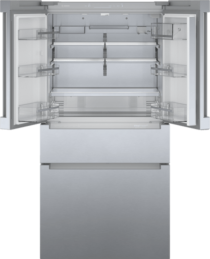800 Series French Door Bottom Mount Refrigerator 36" Stainless steel (with anti-fingerprint)