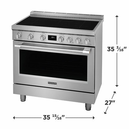 36" Induction Freestanding Range