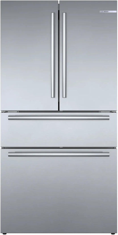 800 Series French Door Bottom Mount Refrigerator 36" Stainless steel (with anti-fingerprint)