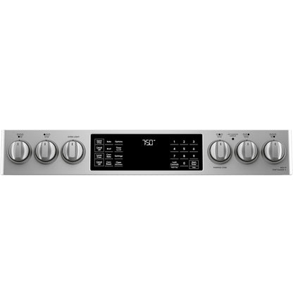 Café 30" Smart Slide-In, Front-Control, Radiant and Convection Double-Oven Range
