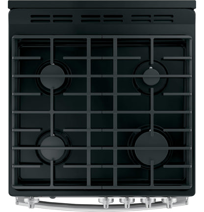 GE® 24" Steam Clean Free-Standing/Slide-in Gas Range