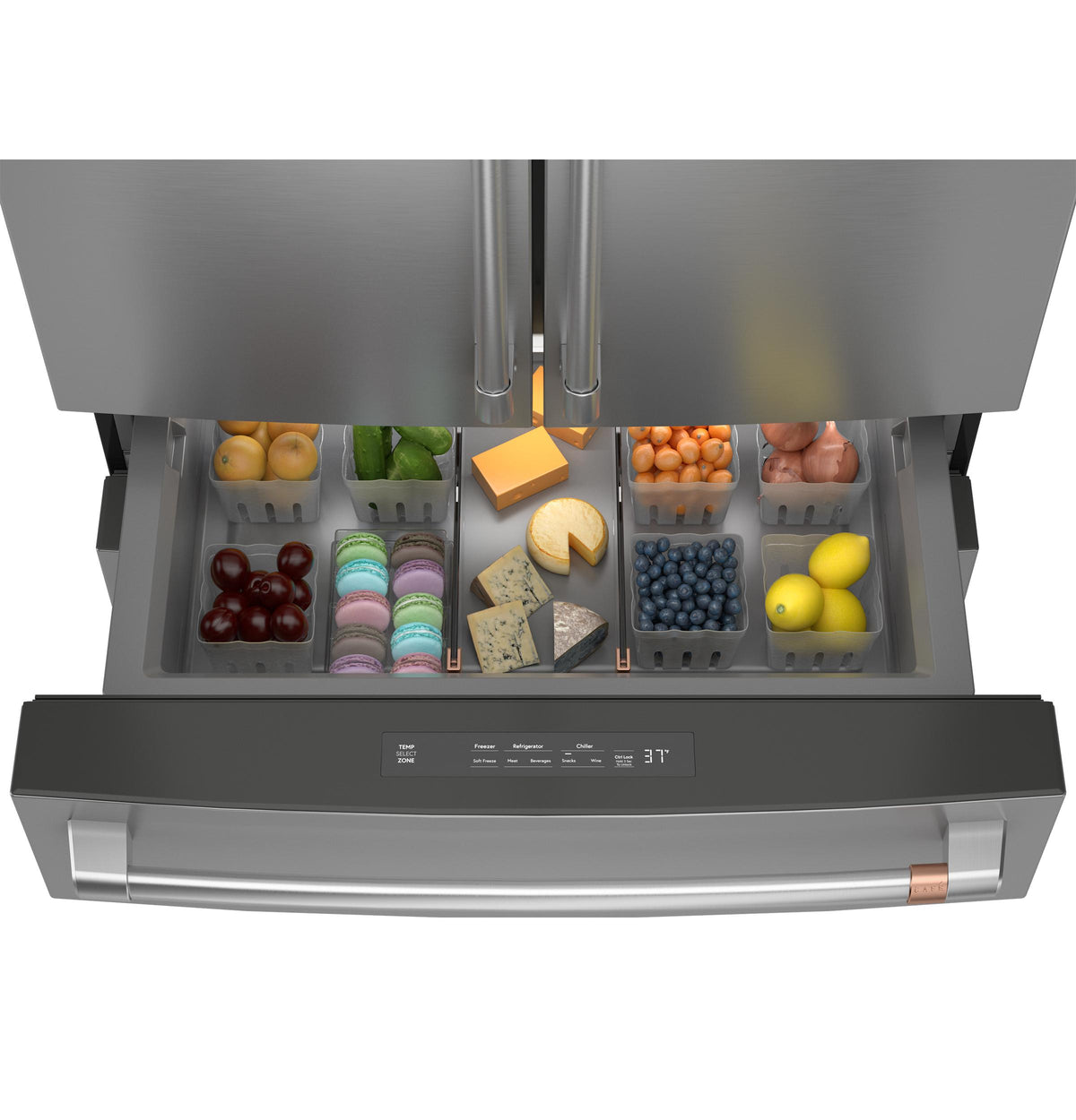 Café™ ENERGY STAR® 28.7 Cu. Ft. Smart 4-Door French-Door Refrigerator With Dual-Dispense AutoFill Pitcher