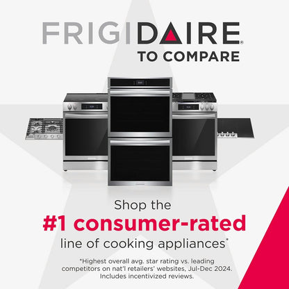 30" Front Control Electric Range with Total Convection