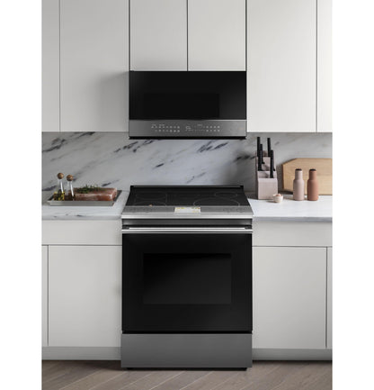 Café™ 2.1 Cu. Ft. Smart Over-the-Range Microwave Oven in Platinum Glass