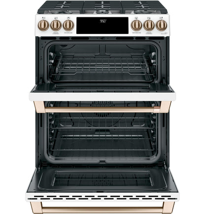 Café™ 30" Smart Slide-In, Front-Control, Dual-Fuel, Double-Oven Range with Convection