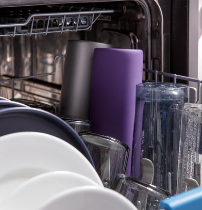 GE Profile™ ENERGY STAR® Fingerprint Resistant Top Control Stainless Interior Dishwasher with Microban™ Antimicrobial Technology